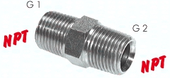 H300.9589 embout double NPT 1 -NPT 1 , A Pic1