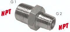 H300.9598 embout double NPT 1 1/4 -NPT 1 Pic1
