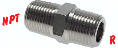 H300.9624 embout double R 1/8 -NPT 1/8 , Pic1