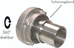 H301.5492 Storz-Kupplung 19mm Schlauch Pic1