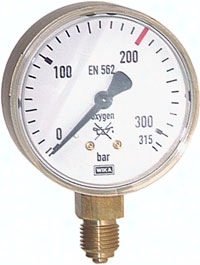 H303.0321 Schweißtechnik-Manometer 63mm, Pic1