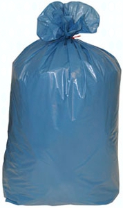 H304.4050 sac à ordures, 120 l, bleu, 25 Pic1