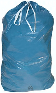 H304.4051 sac à ordures, 120 l, bleu, 25 Pic1