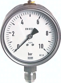 H303.0510 Chemie-Manometer senkrecht, Pic1