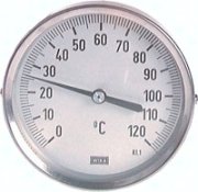 thermomètre bi-métal,