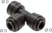 Raccord enfichable T10mm, IQS-